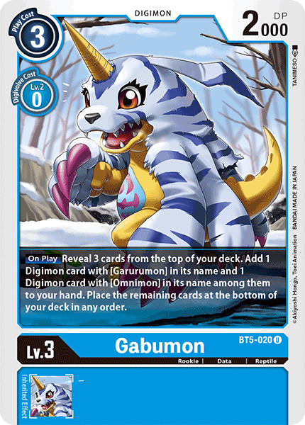 Gabumon [BT5-020] [Battle of Omni] | Card Merchant Takapuna