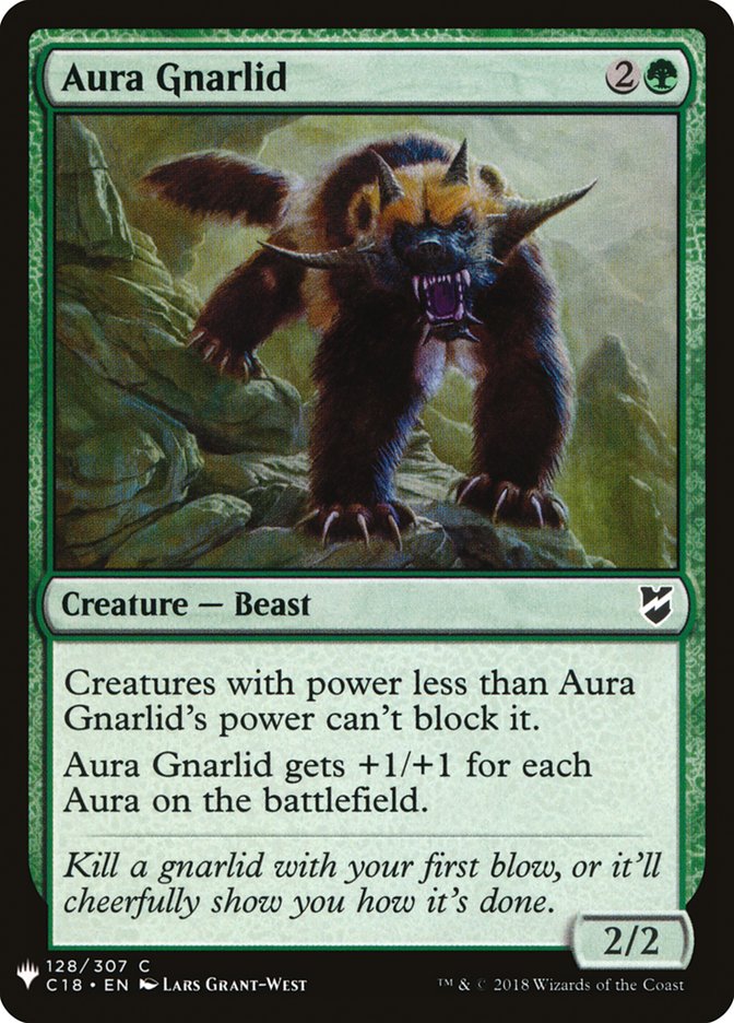 Aura Gnarlid [Mystery Booster] | Card Merchant Takapuna