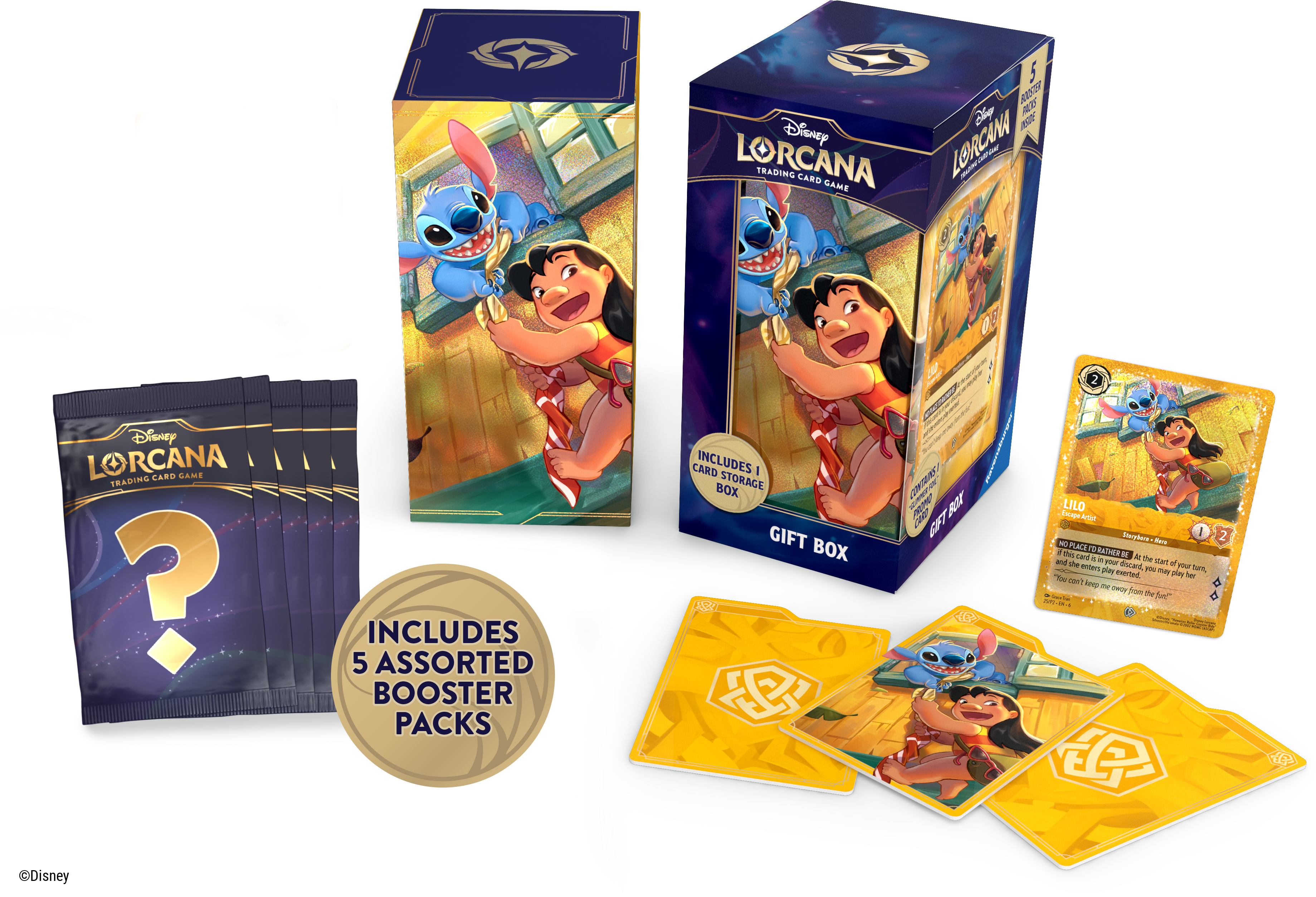 **PRE-ORDER** Disney Lorcana TCG - Lilo Gift Box (Set 7: Archazia's Island) | Card Merchant Takapuna