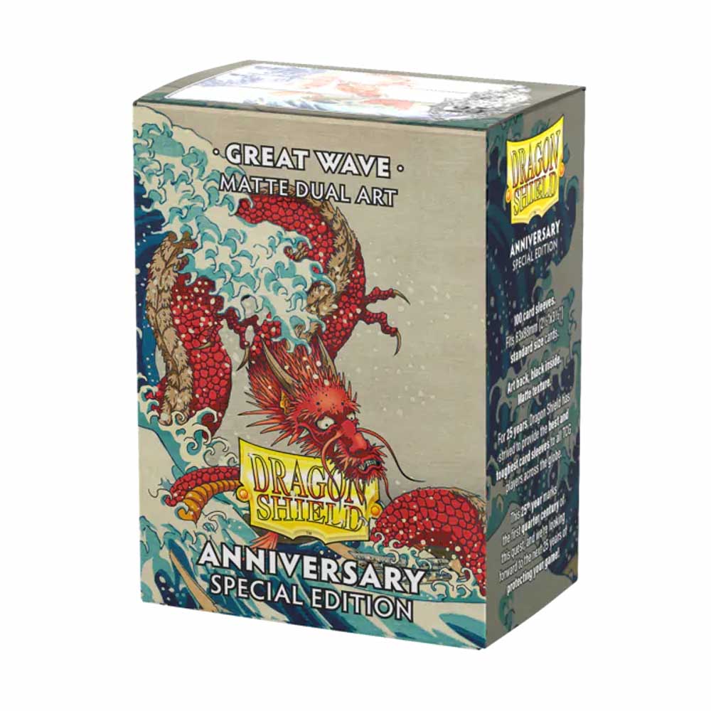 Dragon Shield (100) Matte Dual Art – Archive Reprint – Great Wave | Card Merchant Takapuna