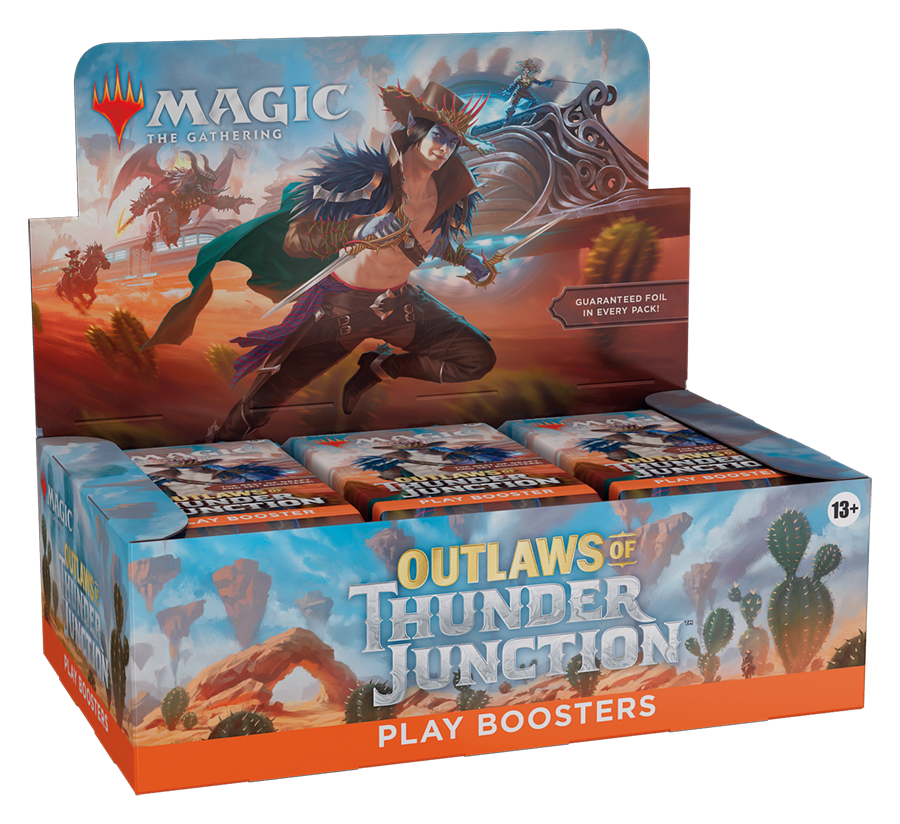 MTG Play Booster Box - Outlaws of Thunder Junction | Card Merchant Takapuna