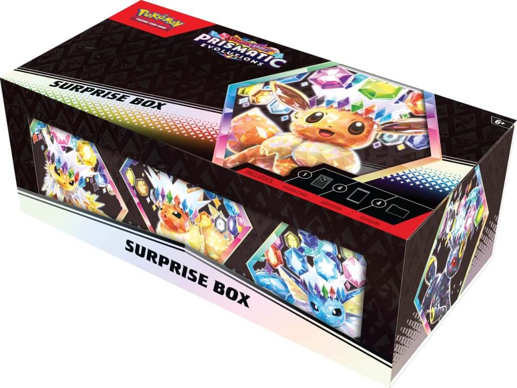 **PRE-ORDER** PKM Surprise Box - S&V Prismatic Evolutions | Card Merchant Takapuna