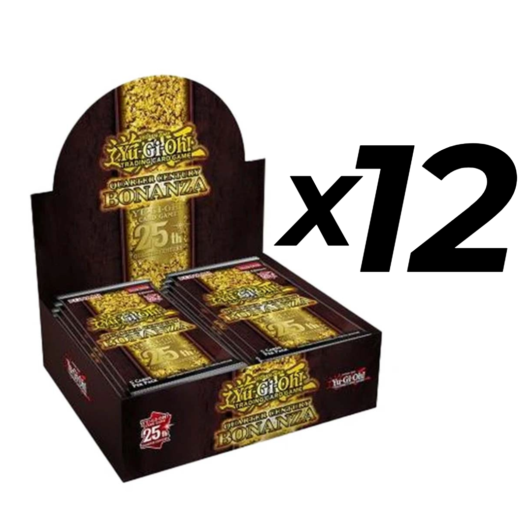 **PRE-ORDER** YGO Booster Case - Quarter Century Bonanza | Card Merchant Takapuna