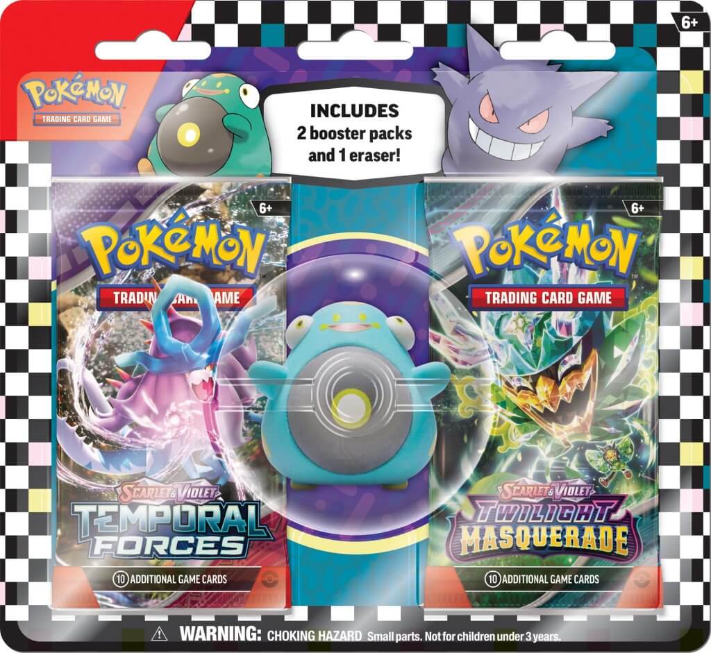 PKM - Eraser Blister 2024 | Card Merchant Takapuna