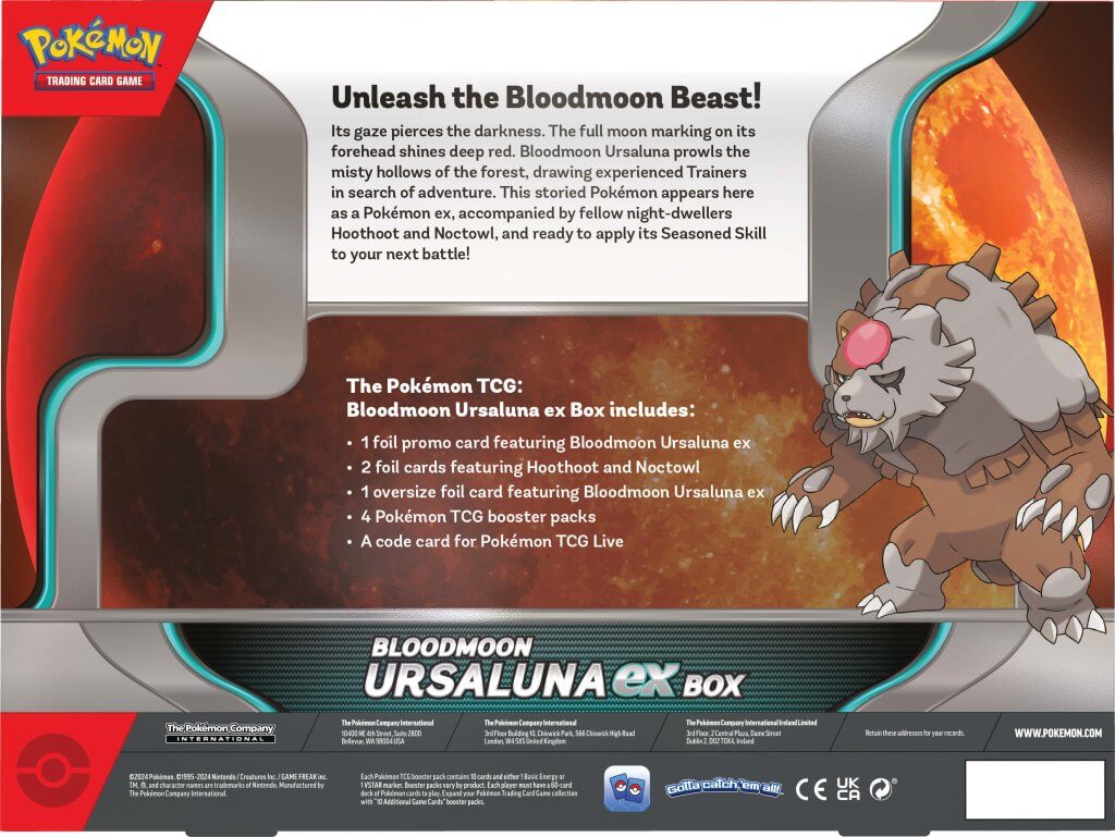 **PRE-ORDER** PKM EX Box - Bloodmoon Ursaluna | Card Merchant Takapuna