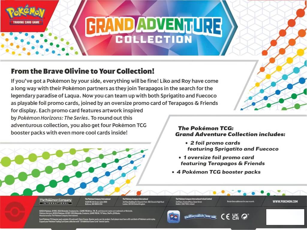 PKM Grand Adventure Collection | Card Merchant Takapuna