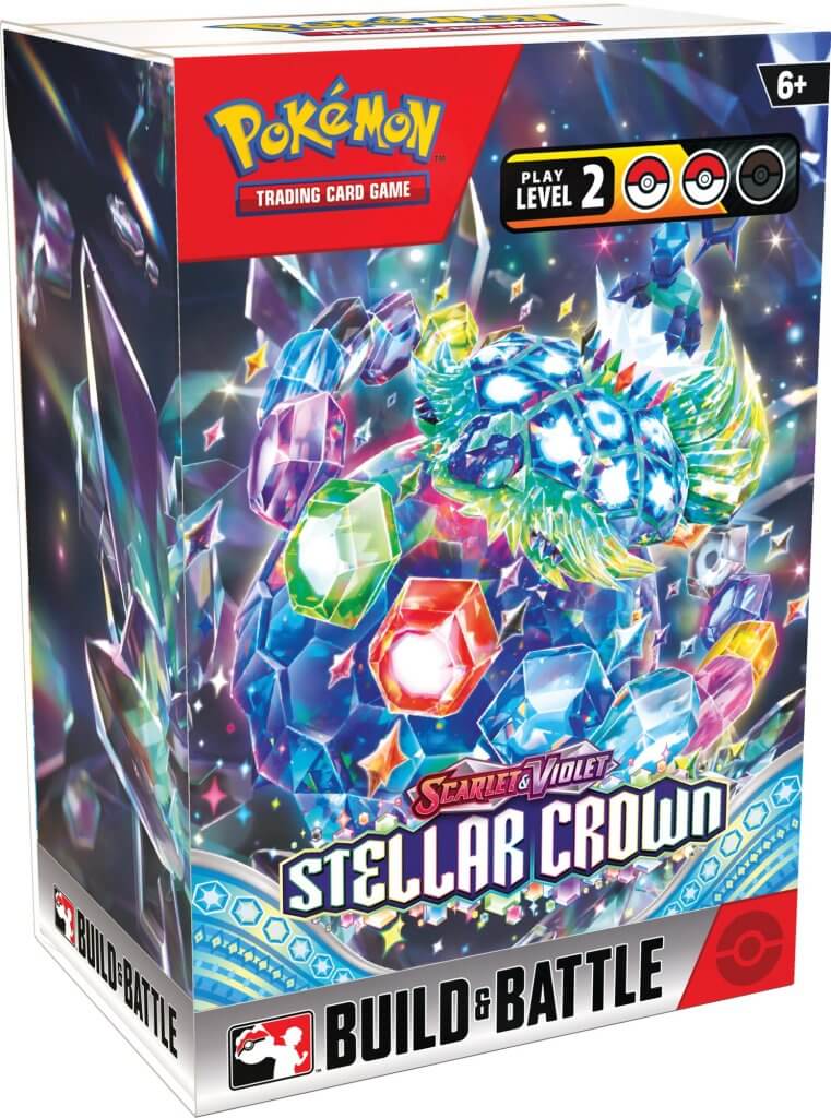 PKM Build & Battle Box – Stellar Crown | Card Merchant Takapuna