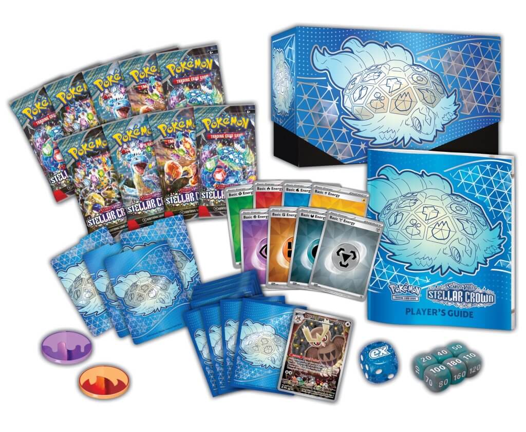 PKM Elite Trainer Box - Stellar Crown | Card Merchant Takapuna