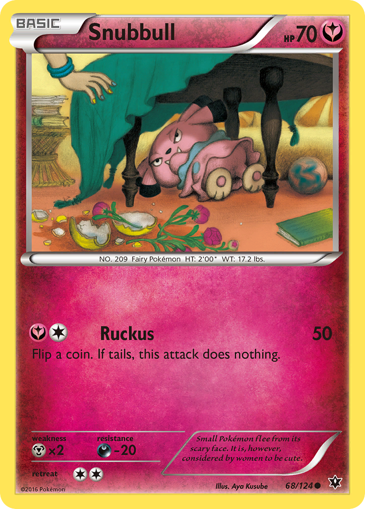 Snubbull (68/124) [XY: Fates Collide] | Card Merchant Takapuna