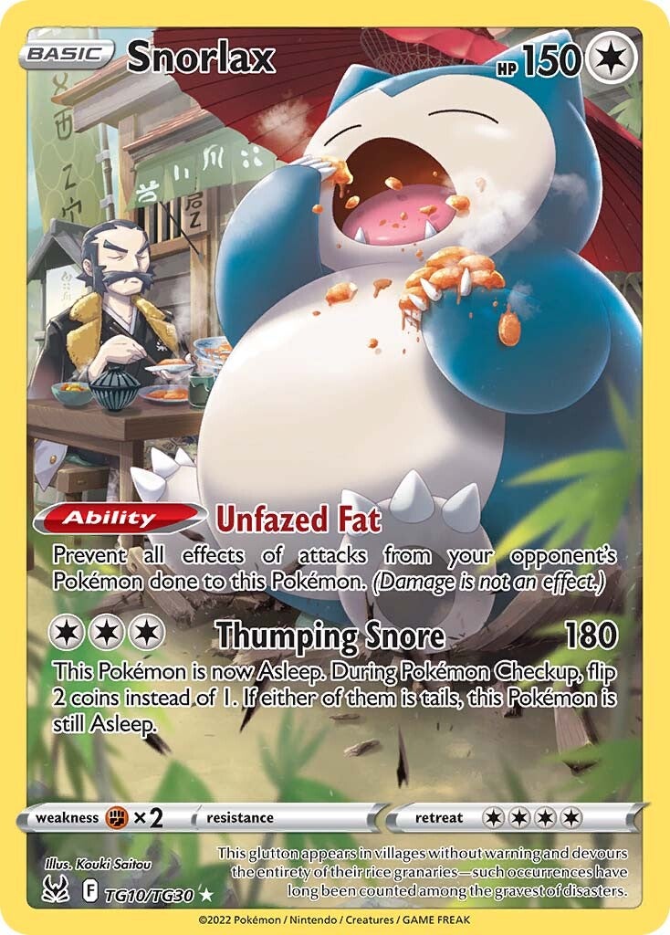 Snorlax (TG10/TG30) [Sword & Shield: Lost Origin] | Card Merchant Takapuna