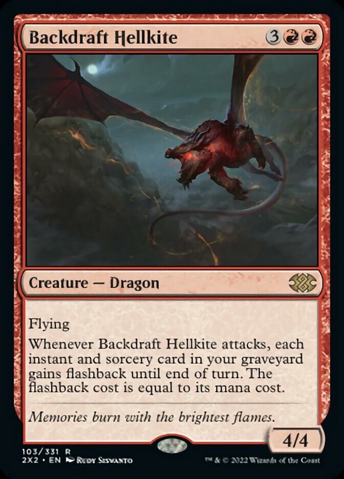 Backdraft Hellkite [Double Masters 2022] | Card Merchant Takapuna