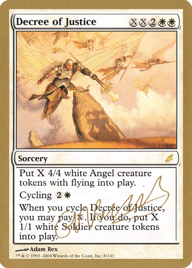 Decree of Justice (Gabriel Nassif) [World Championship Decks 2004] | Card Merchant Takapuna