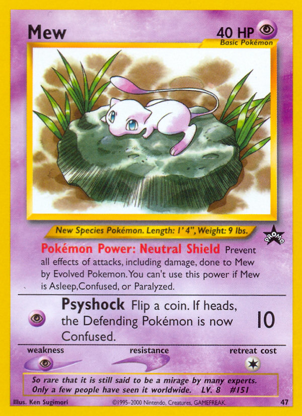 Mew (47) [Wizards of the Coast: Black Star Promos] | Card Merchant Takapuna