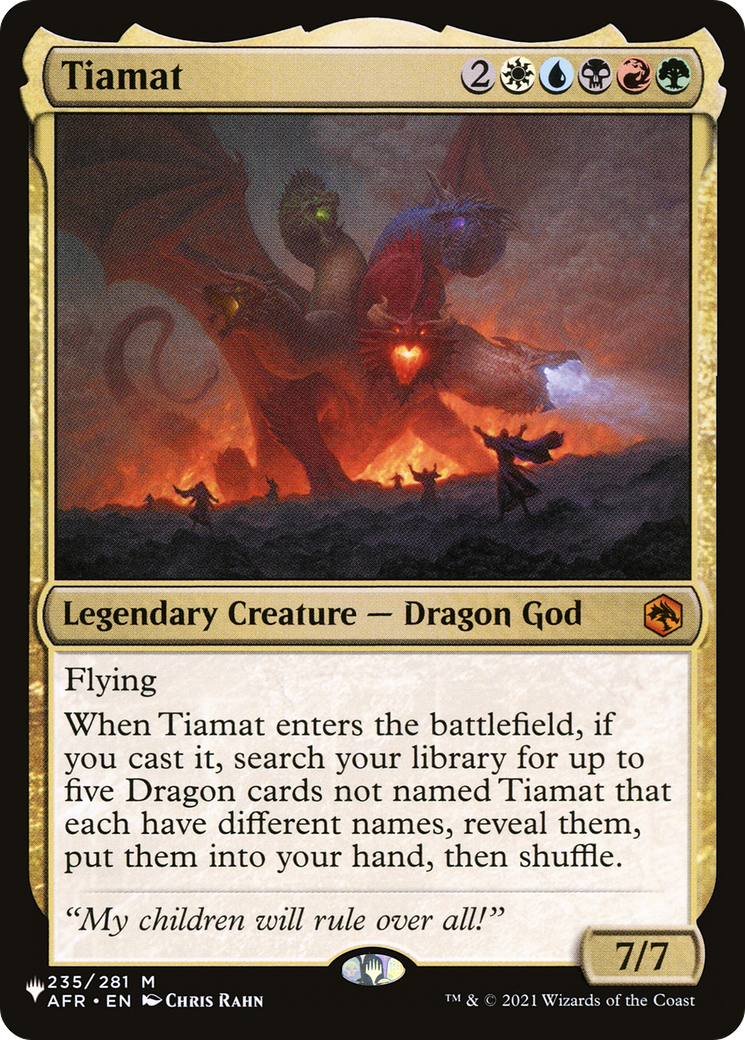 Tiamat [The List] | Card Merchant Takapuna