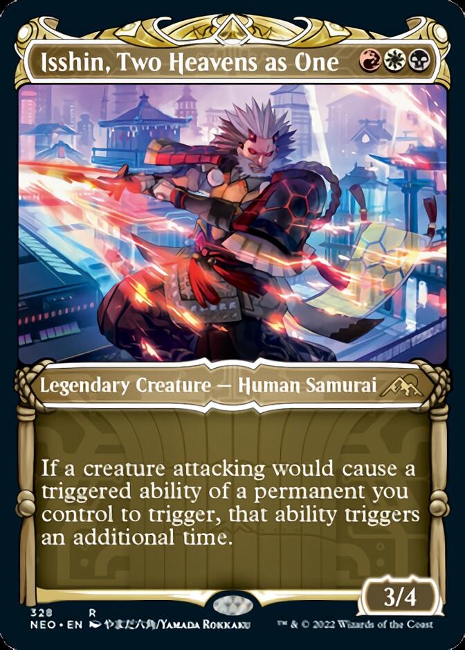 Isshin, Two Heavens as One (Showcase Samurai) [Kamigawa: Neon Dynasty] | Card Merchant Takapuna