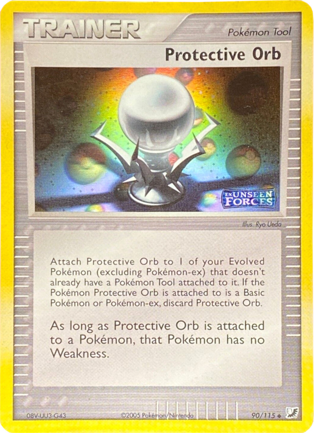 Protective Orb (90/115) (Stamped) [EX: Unseen Forces] | Card Merchant Takapuna