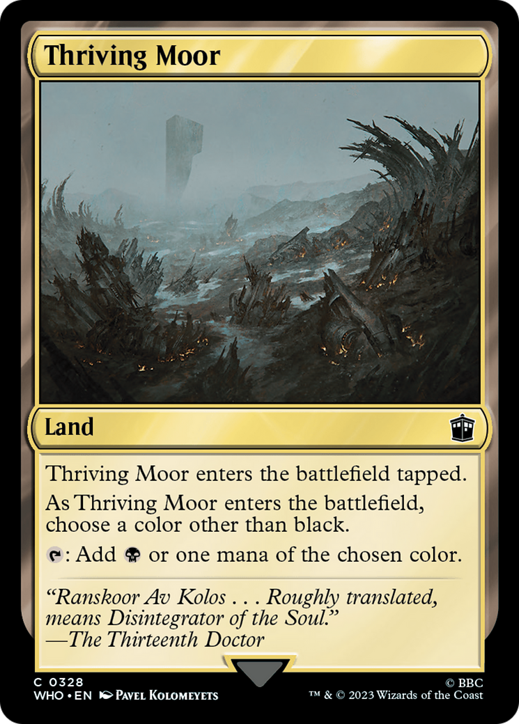 Thriving Moor [Doctor Who] | Card Merchant Takapuna