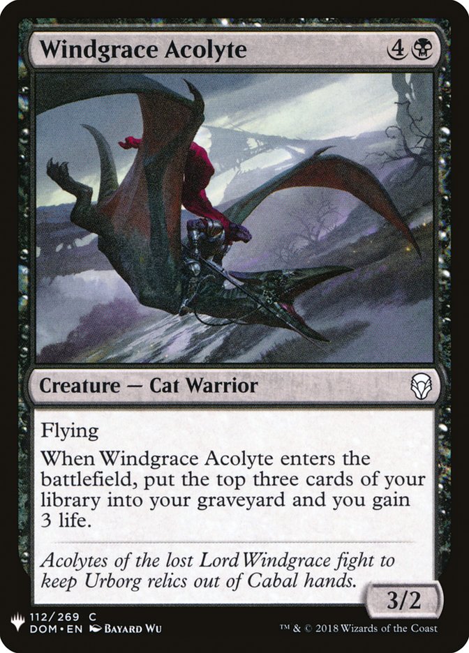 Windgrace Acolyte [Mystery Booster] | Card Merchant Takapuna