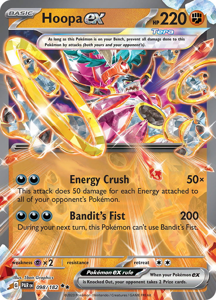 Hoopa ex (098/182) [Scarlet & Violet: Paradox Rift] | Card Merchant Takapuna