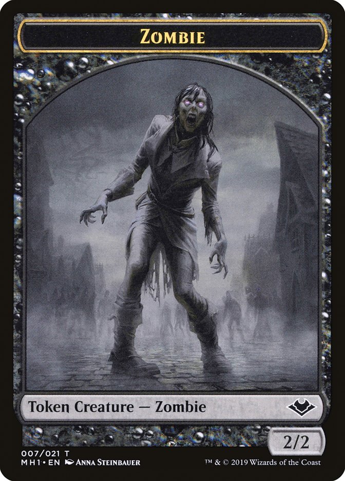 Zombie (007) // Myr (019) Double-Sided Token [Modern Horizons Tokens] | Card Merchant Takapuna