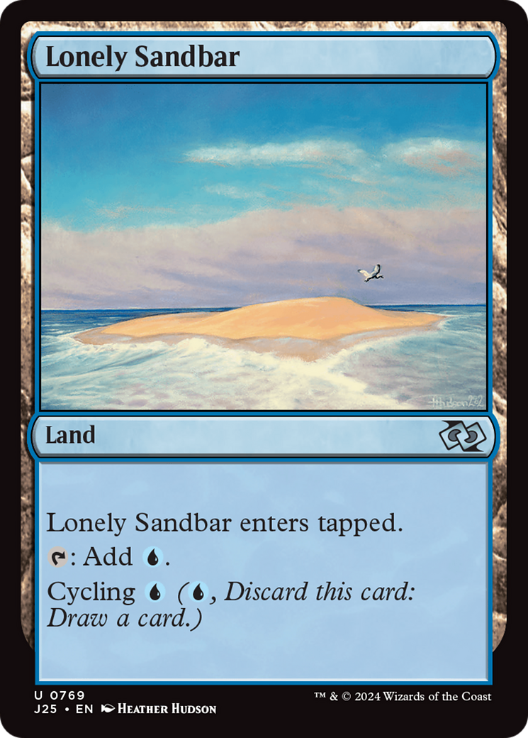 Lonely Sandbar [Foundations Jumpstart] | Card Merchant Takapuna