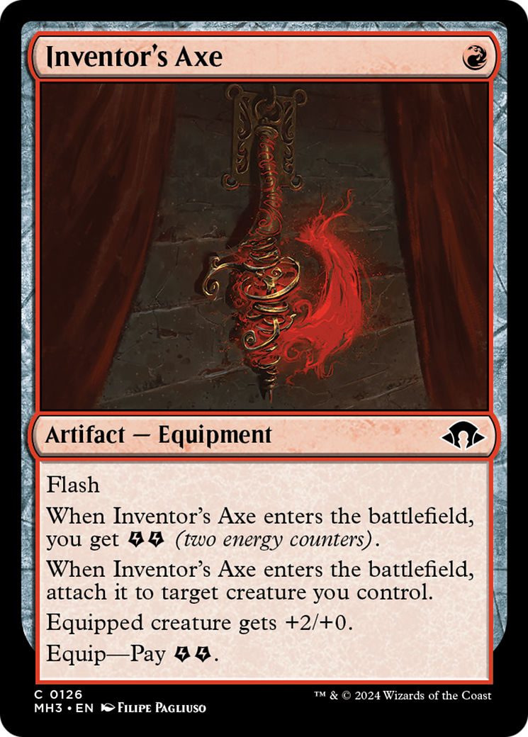 Inventor's Axe [Modern Horizons 3] | Card Merchant Takapuna