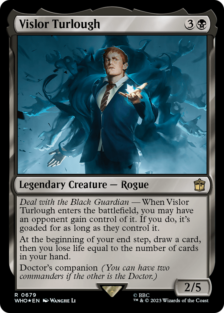 Vislor Turlough (Surge Foil) [Doctor Who] | Card Merchant Takapuna