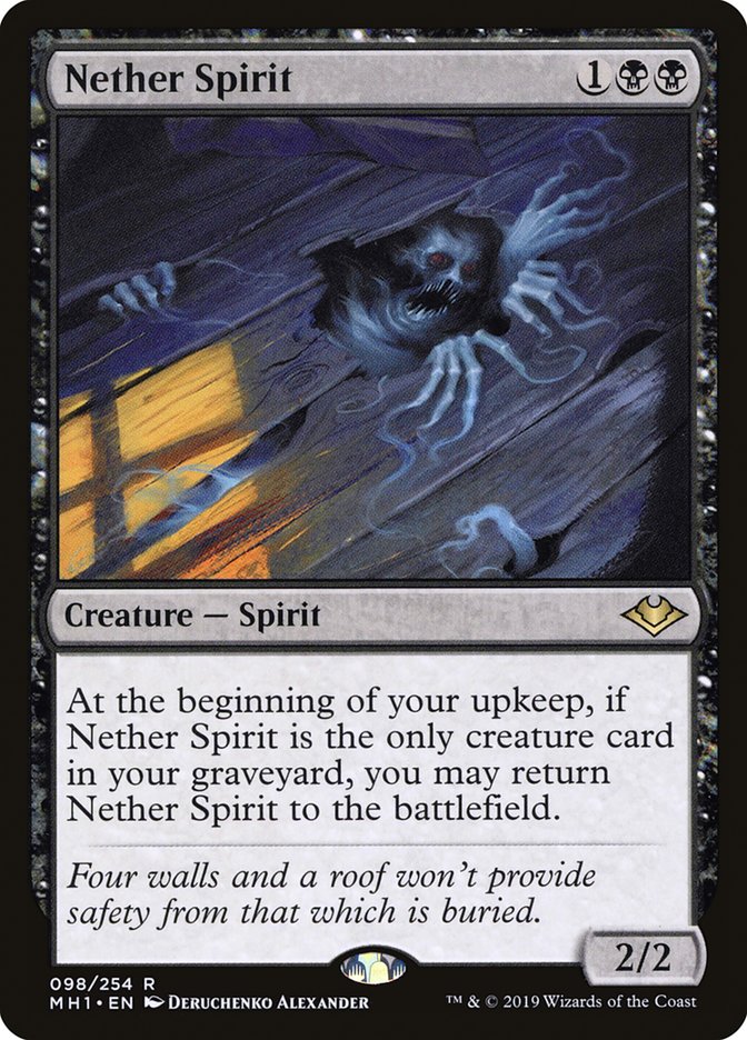 Nether Spirit [Modern Horizons] | Card Merchant Takapuna