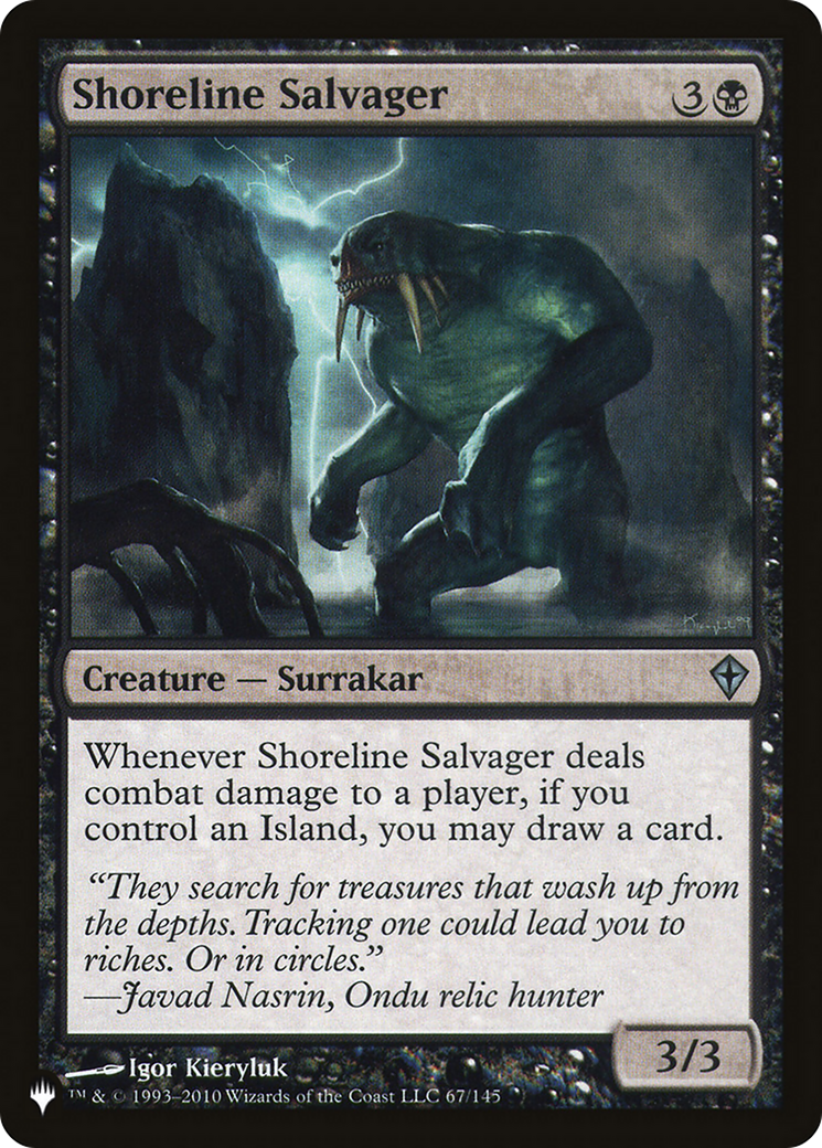 Shoreline Salvager [The List Reprints] | Card Merchant Takapuna