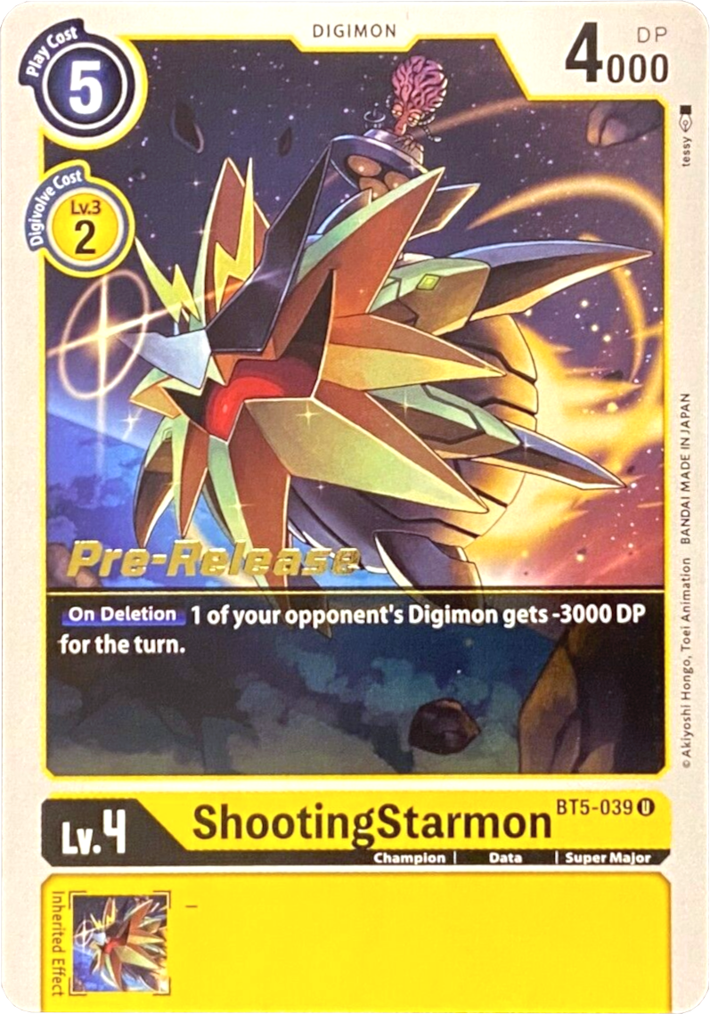 ShootingStarmon [BT5-039] [Battle of Omni Pre-Release Promos] | Card Merchant Takapuna