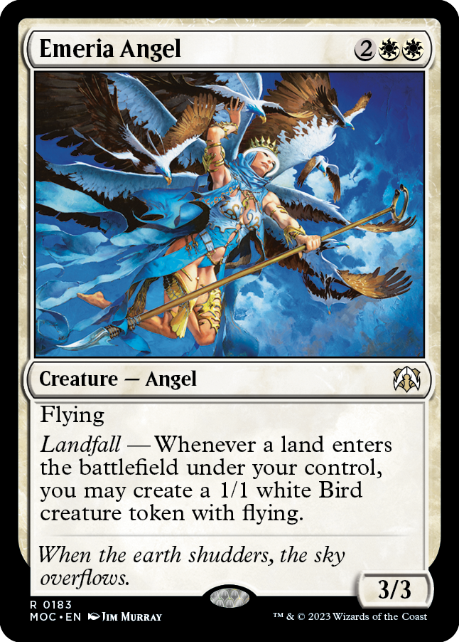 Emeria Angel [March of the Machine Commander] | Card Merchant Takapuna