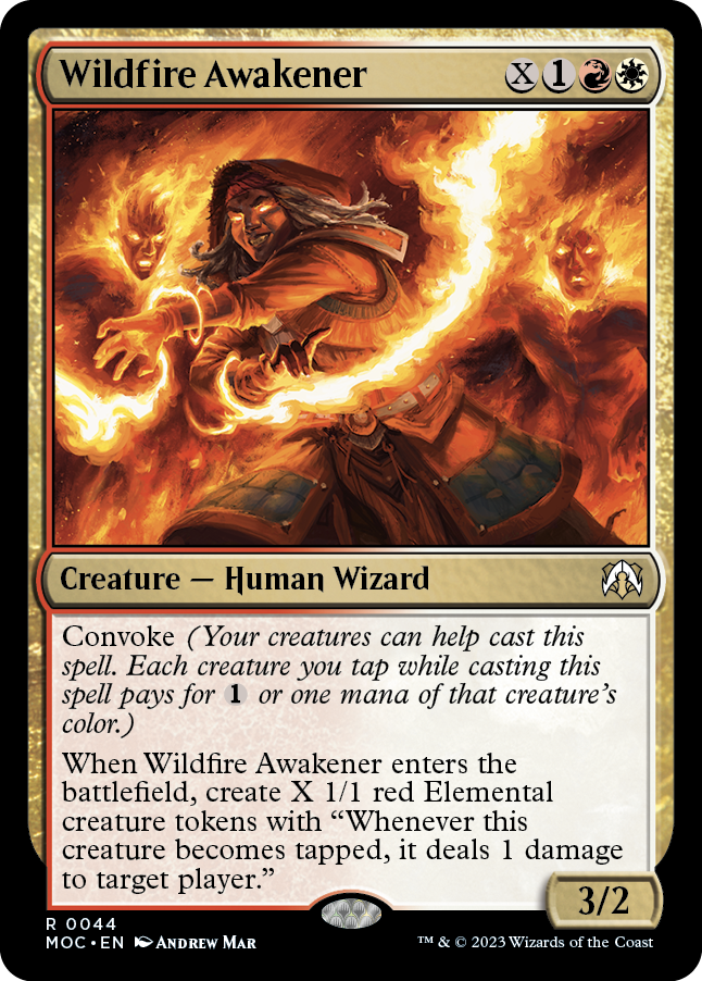 Wildfire Awakener [March of the Machine Commander] | Card Merchant Takapuna