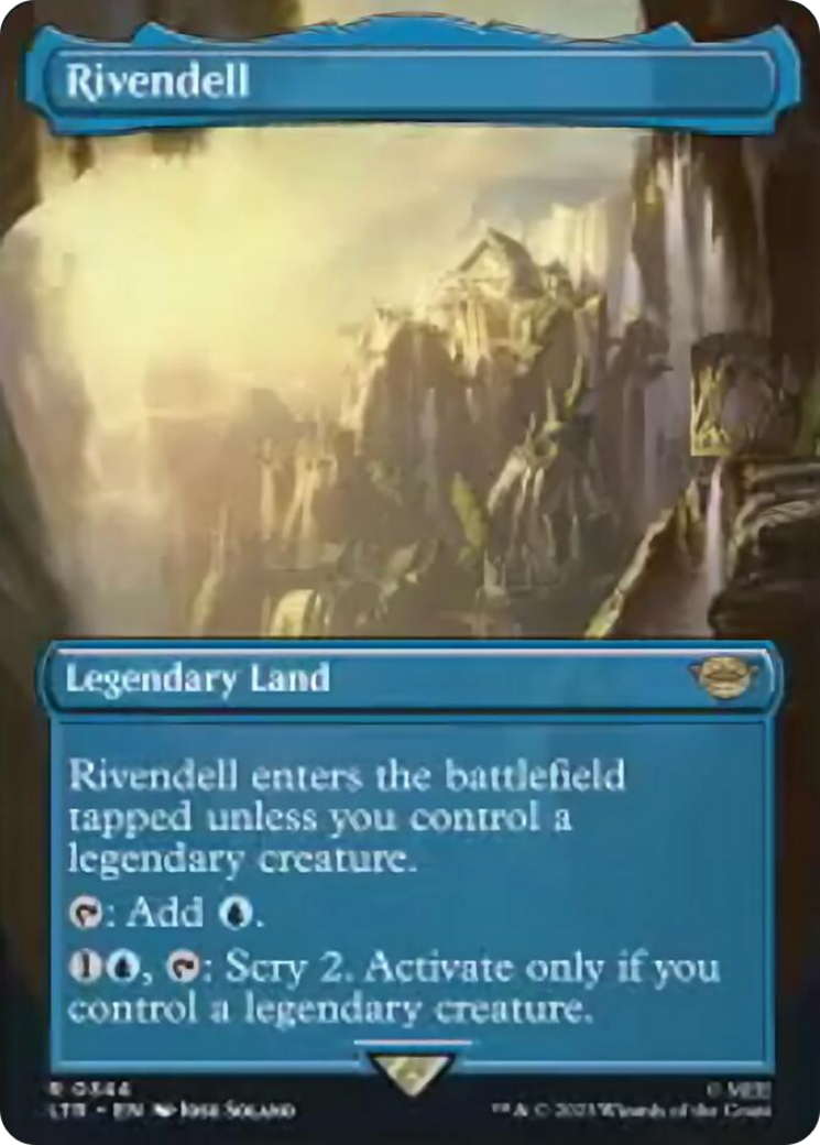 Rivendell (Borderless Alternate Art) [The Lord of the Rings: Tales of Middle-Earth] | Card Merchant Takapuna