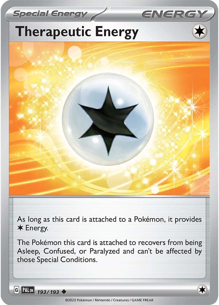 Therapeutic Energy (193/193) [Scarlet & Violet: Paldea Evolved] | Card Merchant Takapuna