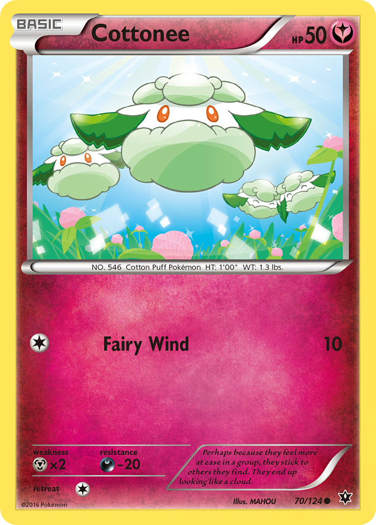 Cottonee (70/124) [XY: Fates Collide] | Card Merchant Takapuna