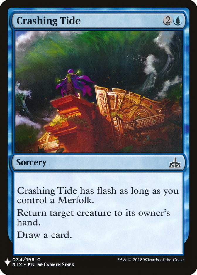 Crashing Tide [Mystery Booster] | Card Merchant Takapuna