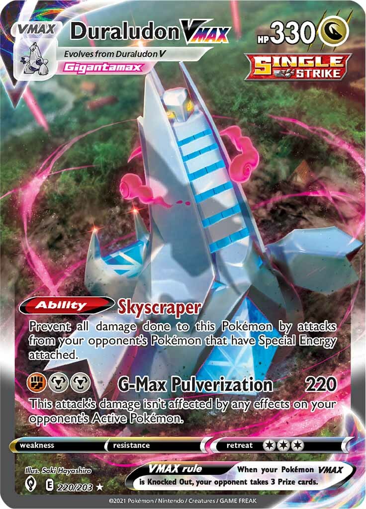 Duraludon VMAX (220/203) [Sword & Shield: Evolving Skies] | Card Merchant Takapuna