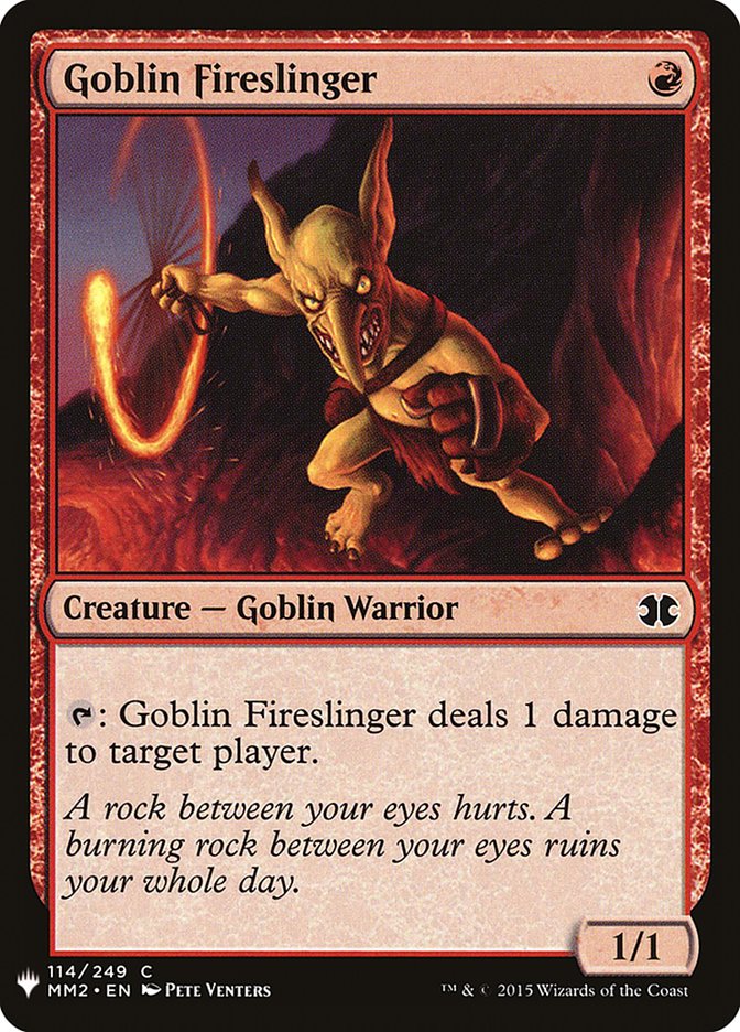 Goblin Fireslinger [Mystery Booster] | Card Merchant Takapuna