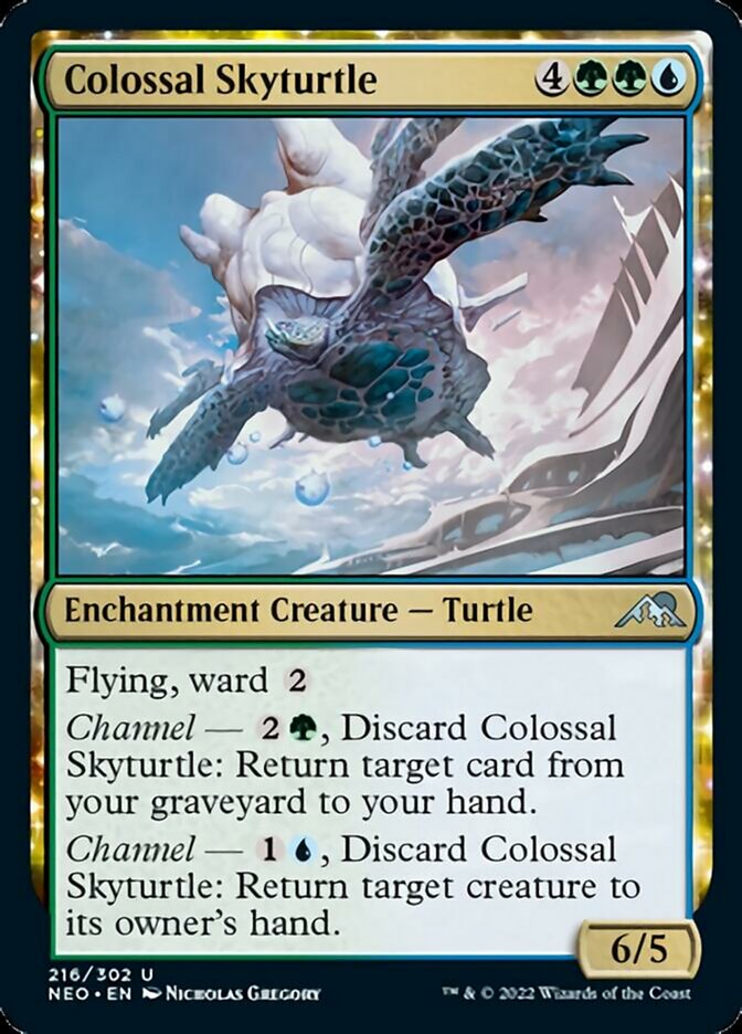 Colossal Skyturtle [Kamigawa: Neon Dynasty] | Card Merchant Takapuna