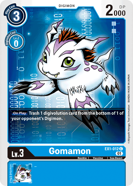 Gomamon [EX1-012] [Classic Collection] | Card Merchant Takapuna