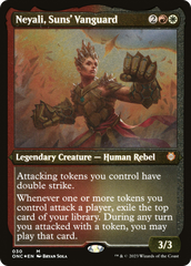 Neyali, Suns' Vanguard (Foil Etched) (Display Commander) [Phyrexia: All Will Be One Commander] | Card Merchant Takapuna