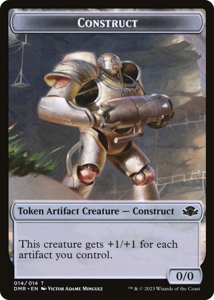 Construct Token [Dominaria Remastered Tokens] | Card Merchant Takapuna