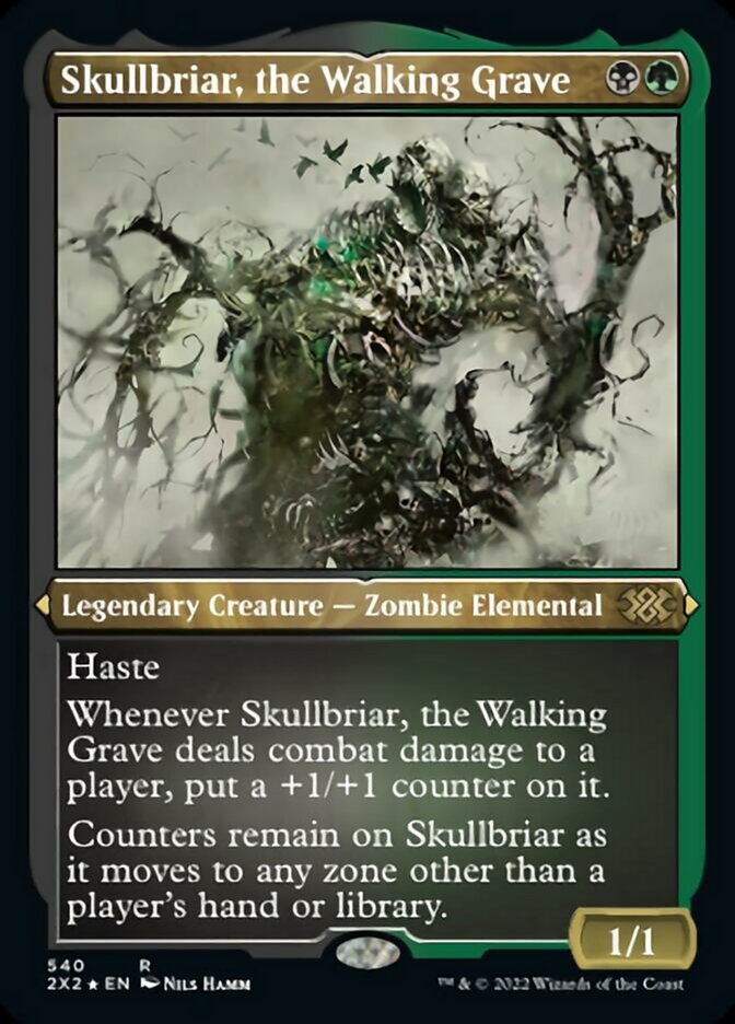 Skullbriar, the Walking Grave (Foil Etched) [Double Masters 2022] | Card Merchant Takapuna