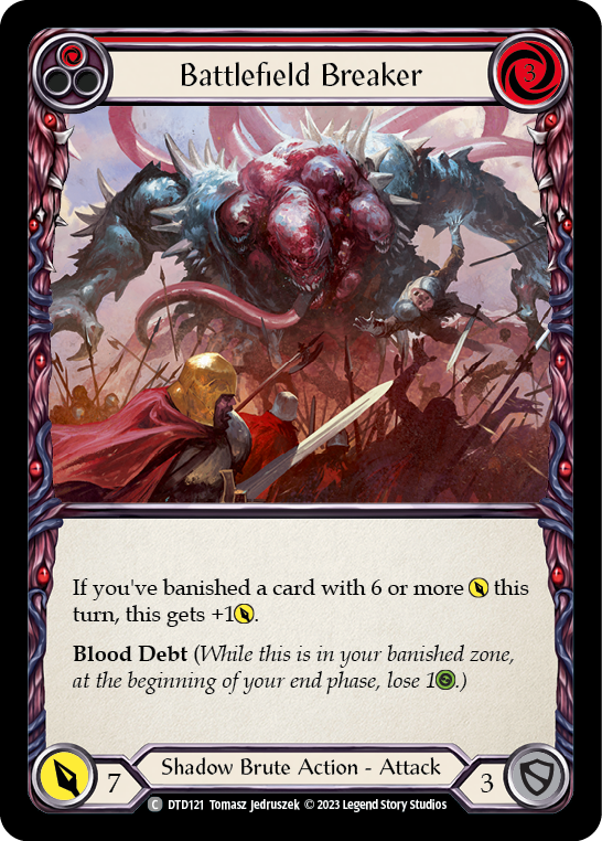 Battlefield Breaker (Red) [DTD121] (Dusk Till Dawn) | Card Merchant Takapuna