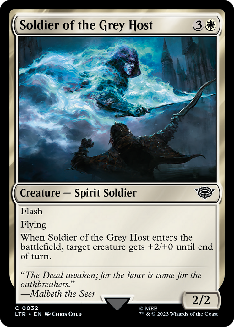 Soldier of the Grey Host [The Lord of the Rings: Tales of Middle-Earth] | Card Merchant Takapuna