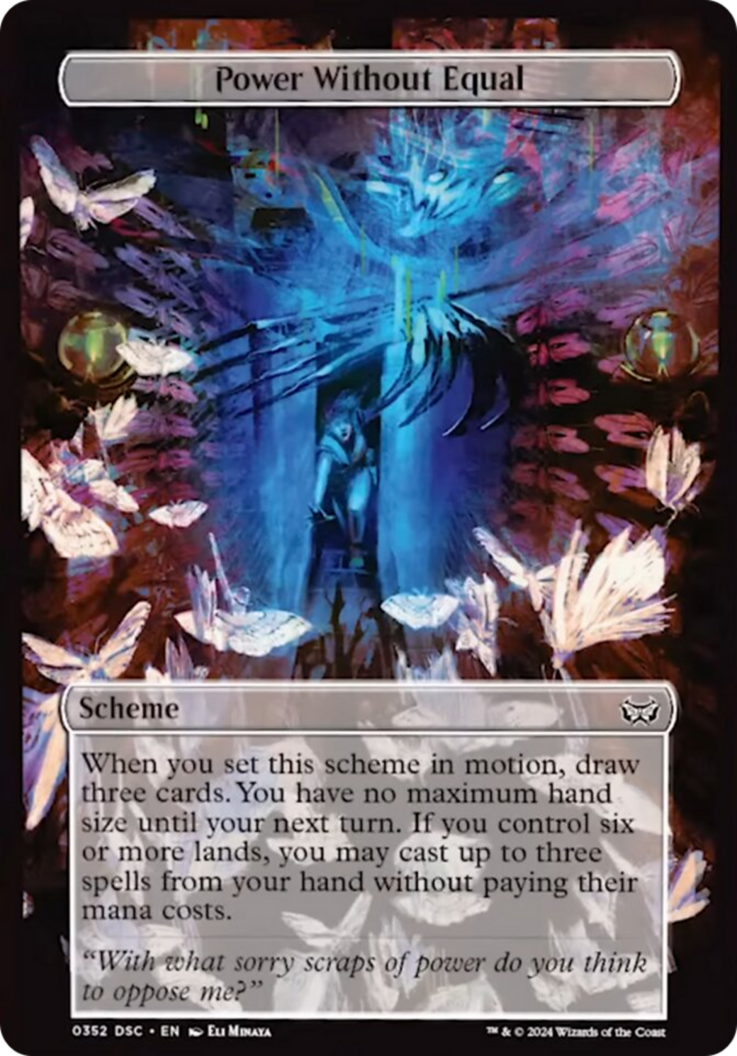 Power Without Equal (Full Art) [Duskmourn: Archenemy] | Card Merchant Takapuna