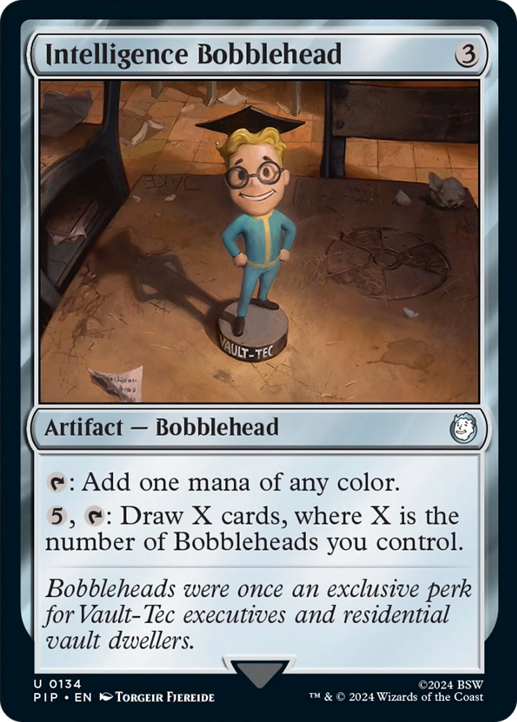 Intelligence Bobblehead [Fallout] | Card Merchant Takapuna