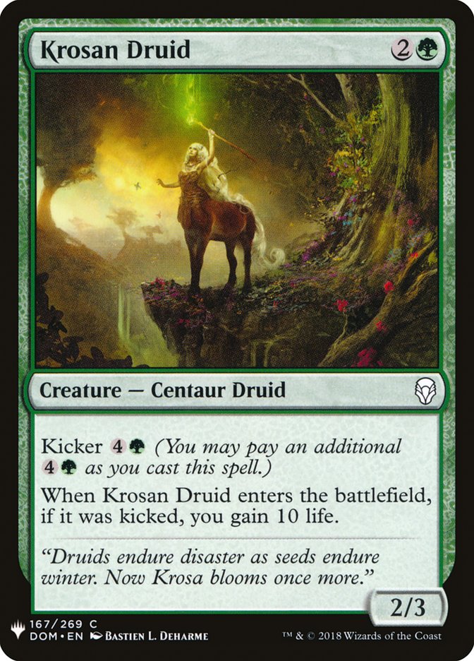 Krosan Druid [Mystery Booster] | Card Merchant Takapuna