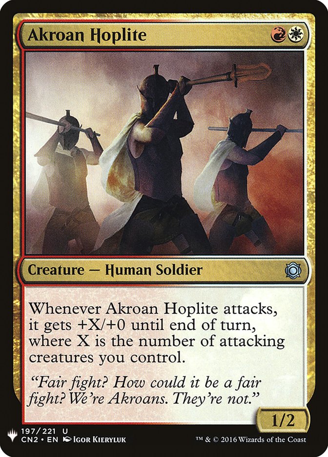 Akroan Hoplite [Mystery Booster] | Card Merchant Takapuna