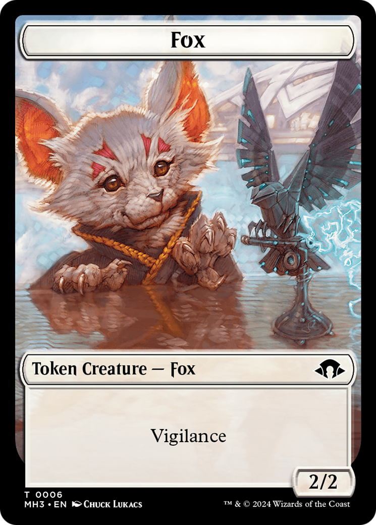 Phyrexian Germ // Fox Double-Sided Token [Modern Horizons 3 Tokens] | Card Merchant Takapuna